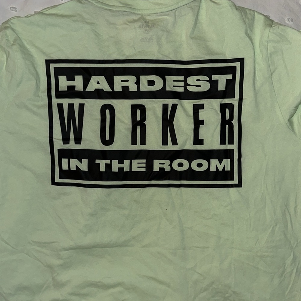 Project Rock shirt neon green Underl Armour shirt the rock new XL nice gym shirt
